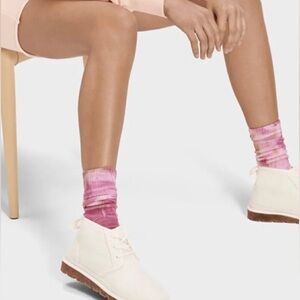 Ugg Shoes | Ugg Neumel Natural Canvas Boots | Color: Cream